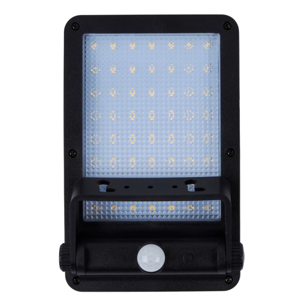 USL-F-561-PT165 SENSOR N1 Садовый светильник на солнечной батарее. с датчиком движения. 6Вт. Кронштейн в-к. Белый свет 4000K. Корпус черный. TM Uniel