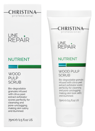 LINE REPAIR Nutrient Wood Pulp Scrub
