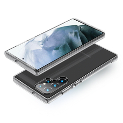Усиленный прозрачный чехол для телефона Samsung Galaxy S22 Ultra, высокие защитные свойства, серия Clear от Caseport