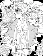 Раскраска Семья Джостар против Дио! Раскрашиваем мир JoJo