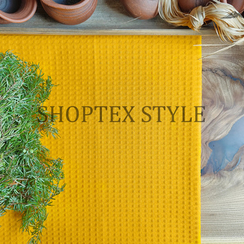 Вафельное полотно гладкокрашеное | ш.150 см | 240 г/м² | хлопок-100%