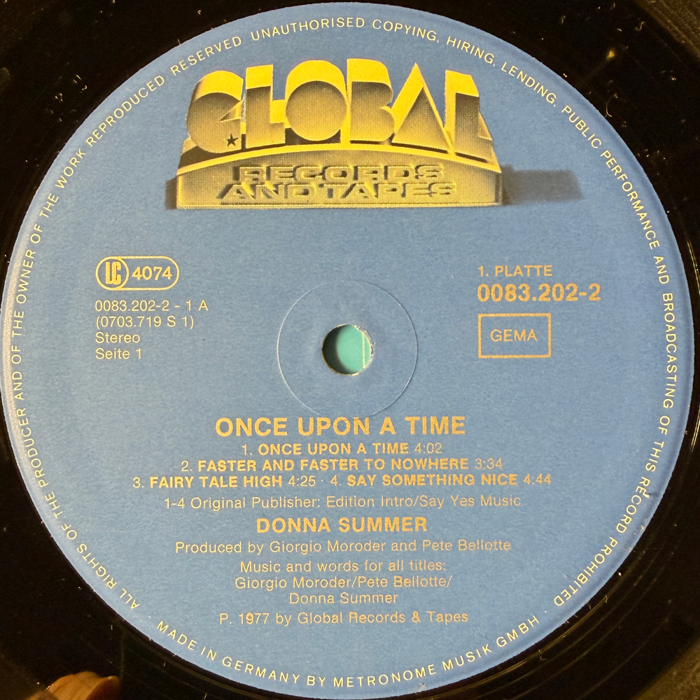 Donna Summer – Once Upon A Time 2LP (Германия 1977г.)