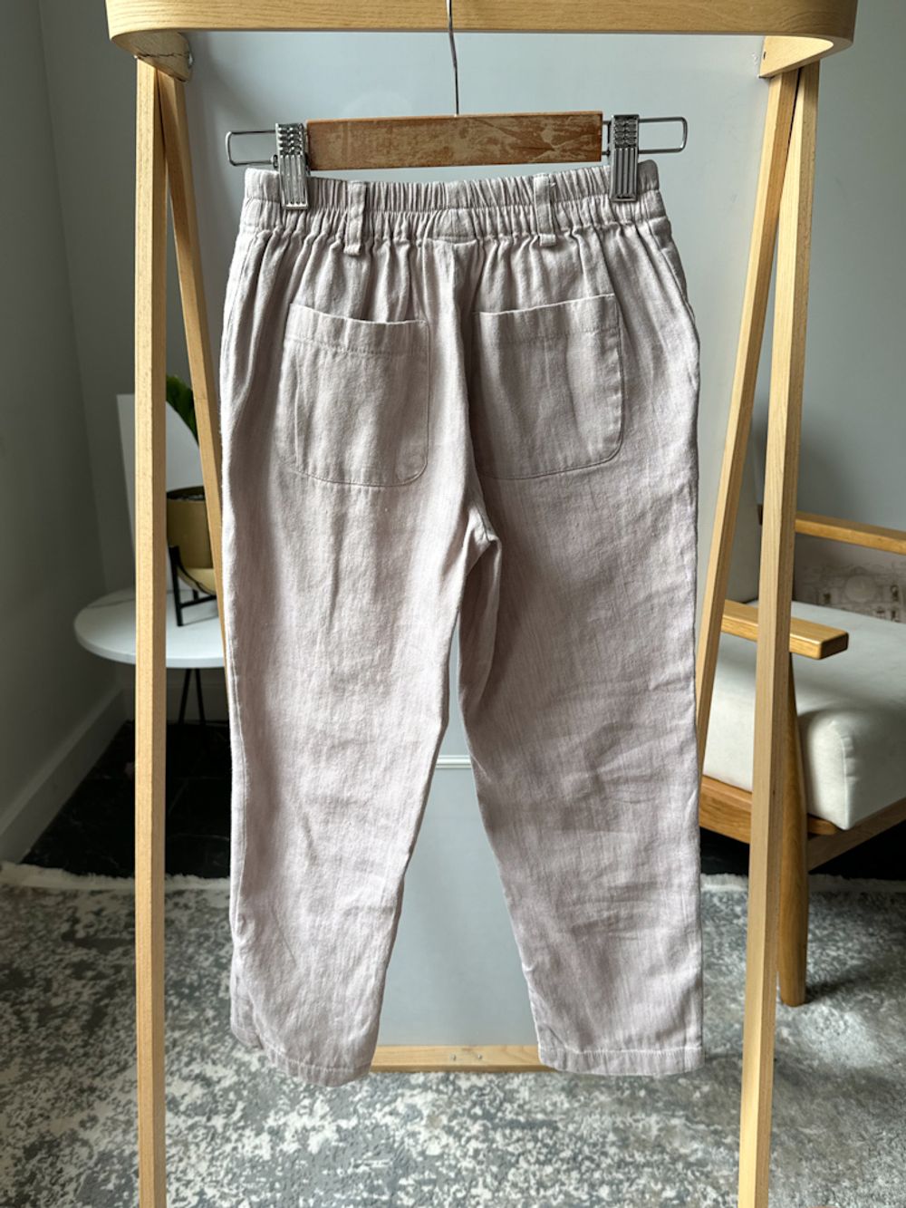 Брюки из хлопка и льна Migle Cashmere, 128