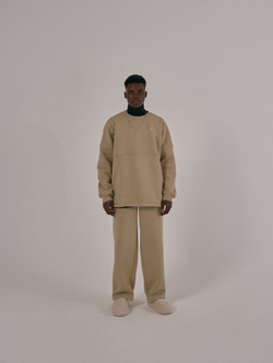 Wide Sweatpants Oxford Tan