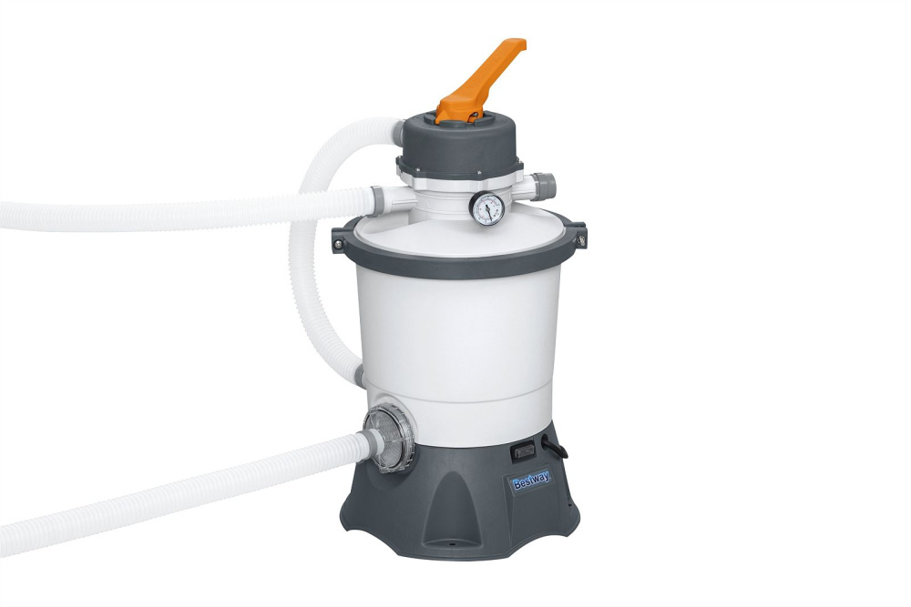 Стальной бассейн Bestway Hydrium Pool Set 360х120 см + песочный ф/насос 3028 л/ч, лестница, тент, подстилка (56574 BW)