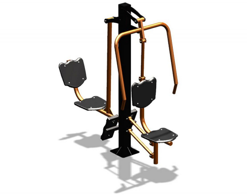 Уличный тренажер Жим от груди, Жим ногами T.501.002