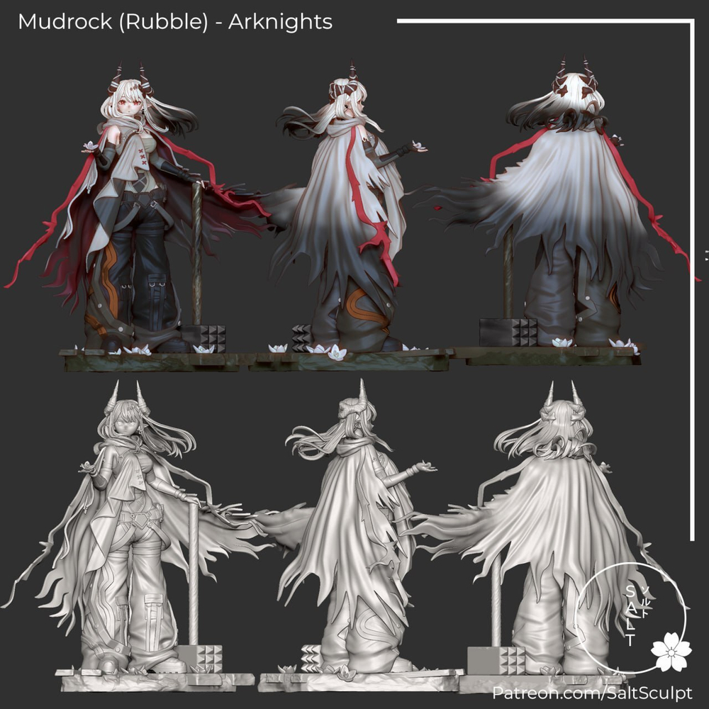 Mudrock (Rubble) - Arknights Фигурка