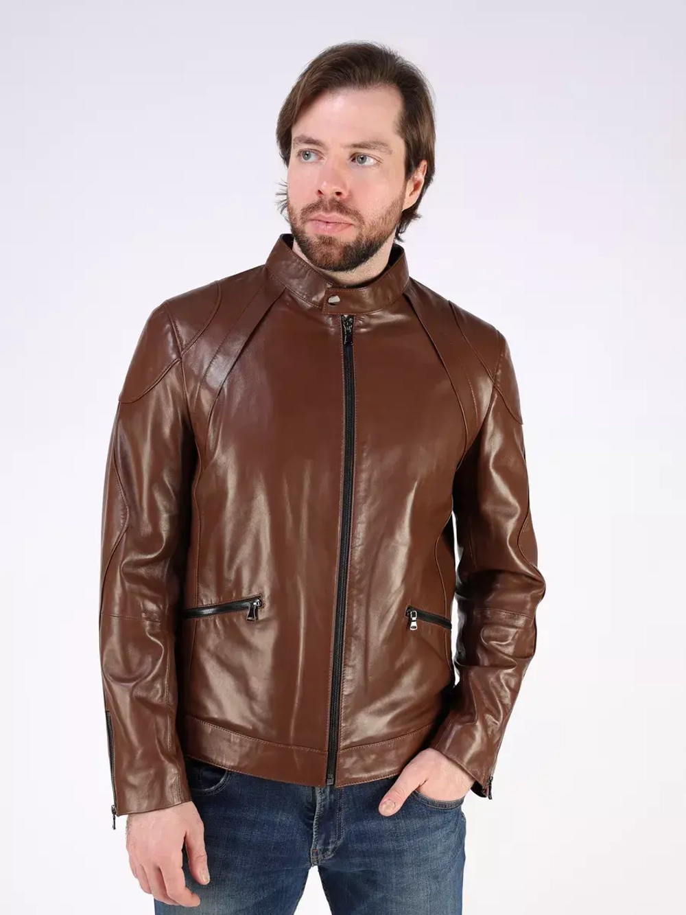 Кожаная куртка демисезонная Турция