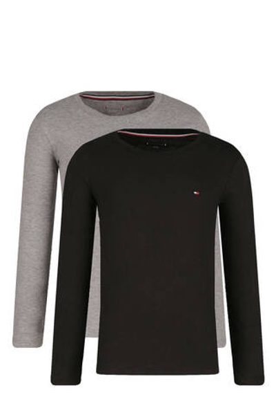 лонгслив 2 шт. Tommy Hilfiger - черный(UB0UB00309)