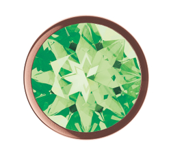 Анальная Пробка Diamond Emerald Shine S Розовое Золото 4027-01lola
