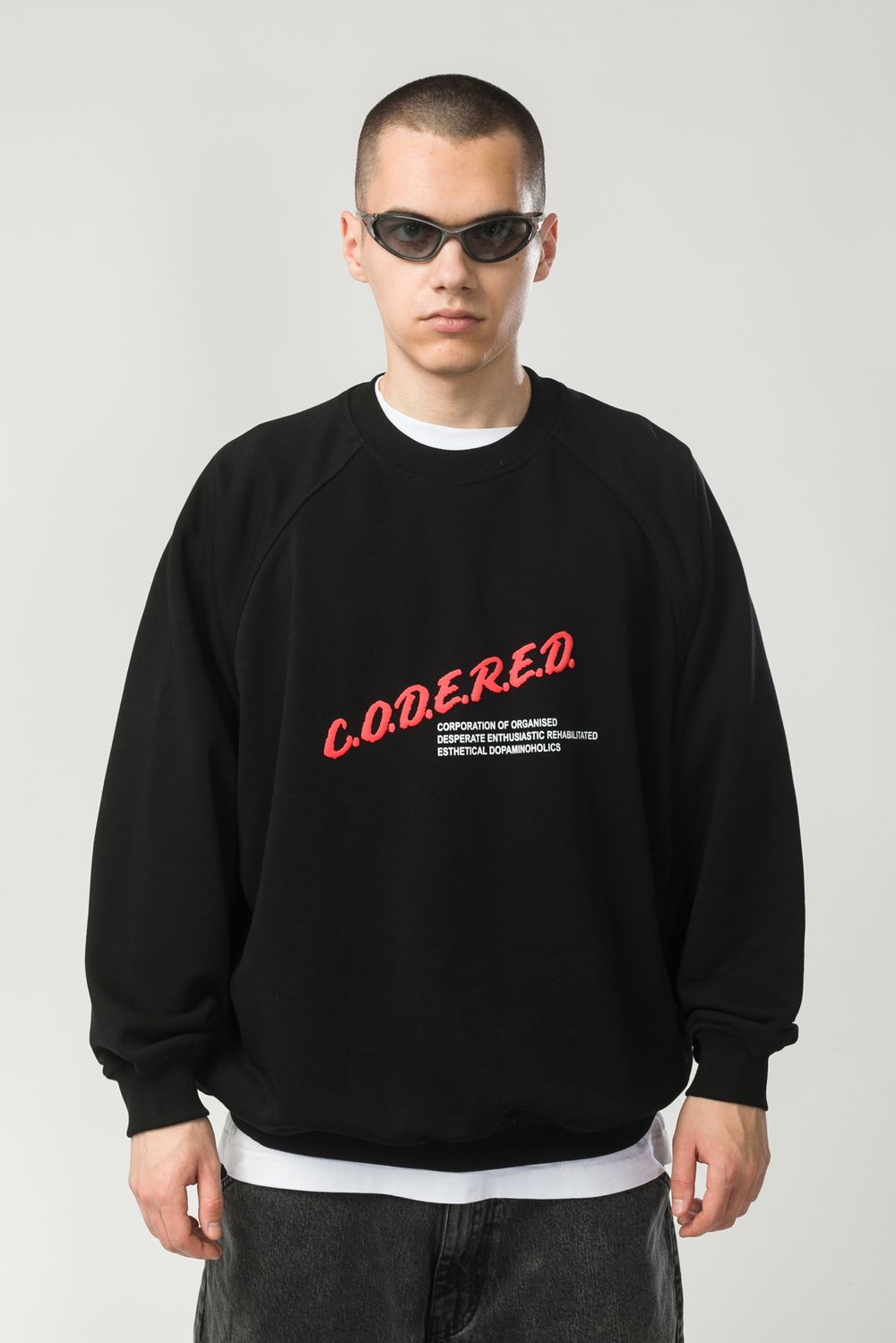 Толстовка Codered Overcrew Summer Dare черная