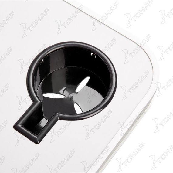 Кресло директорское NISUS с отк.стол. MAXI серый/красный/черный N-DC-95200T-M-GRD (пр-во ГК Тонар)