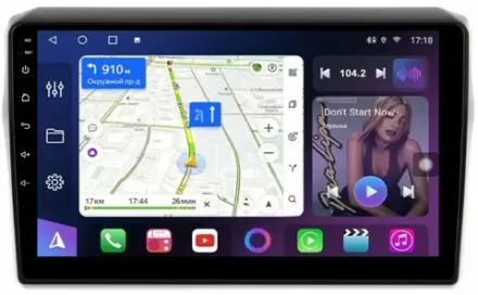 Магнитола для Suzuki Swift 5 2016-2023 (рамка глянцевая 10) - FarCar 179-10GL монитор 10" QLED на Android 13, 8 ядер (TS18), CarPlay, 4G SIM-слот