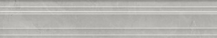 Бордюр Багет Риальто серый светлый глянцевый обрезной (BLF022R)