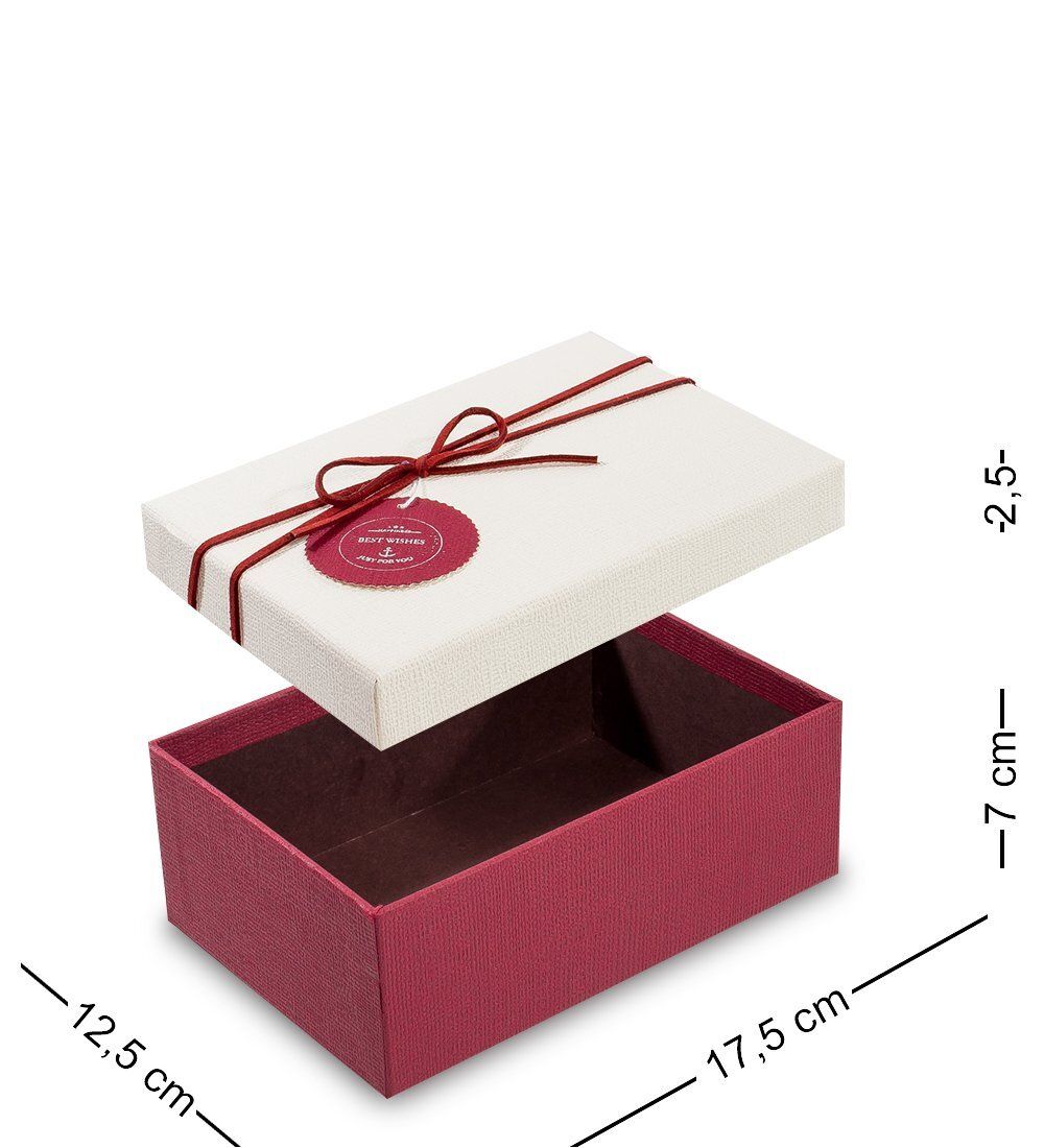 WF-09-A Набор коробок из 3шт «Прямоугольник» цв.борд./молочн.