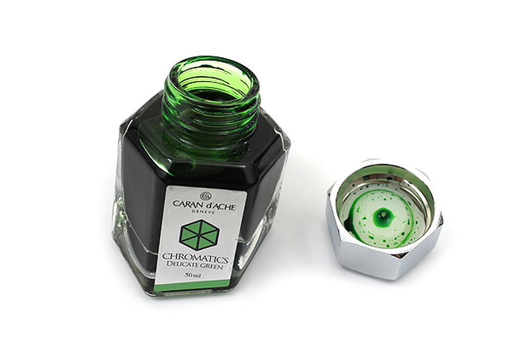 Флакон с чернилами Carandache CHROMATICS Delicate Green 50мл (8011.221)