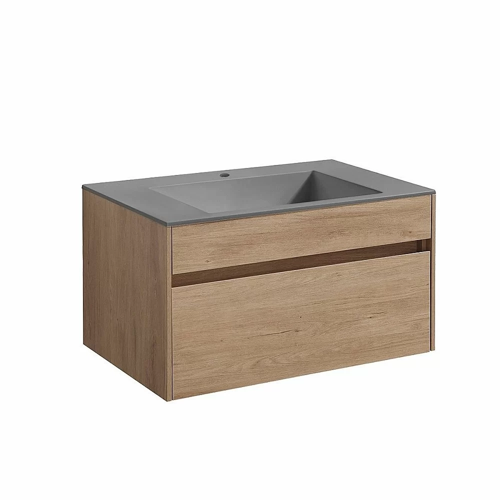 Тумба с раковиной Vincea Chiara 80 N.Oak