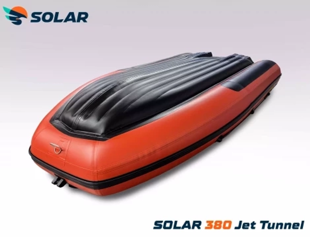 Лодка надувная моторная solar-380 jet tunnel