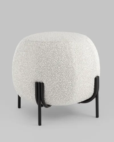 Пуф Флик букле молочный