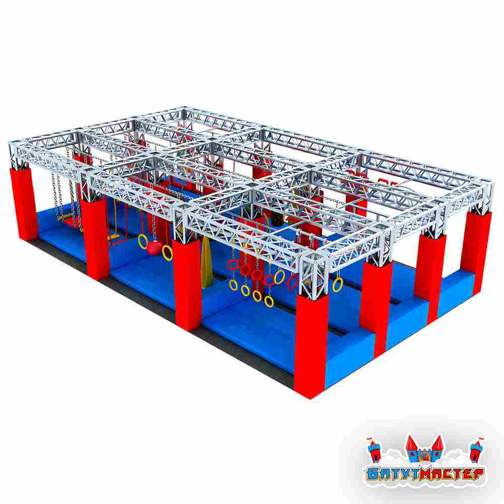 Аттракцион ниндзя-парк «Импульс Экстрима», 12×6×3,5 м