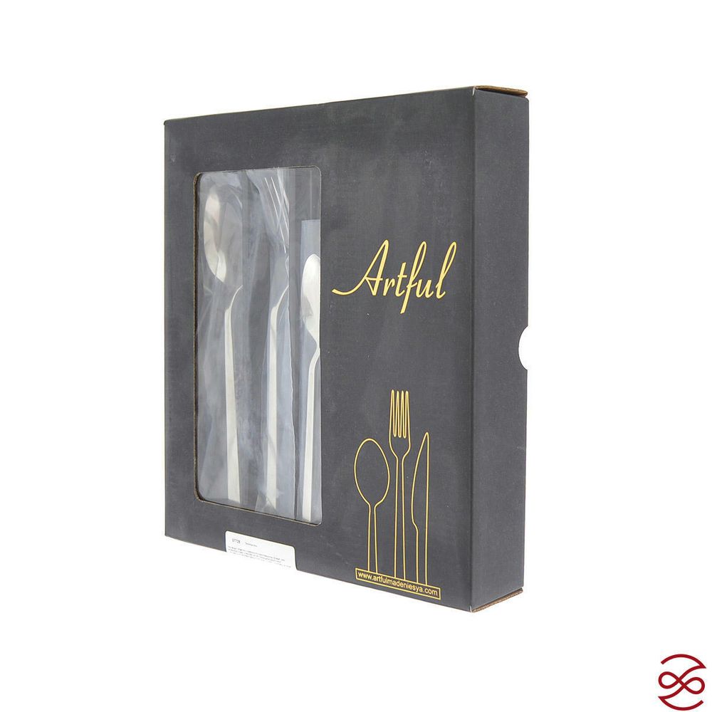 Набор столовых приборов Artful Sultan Titanium 18 пр