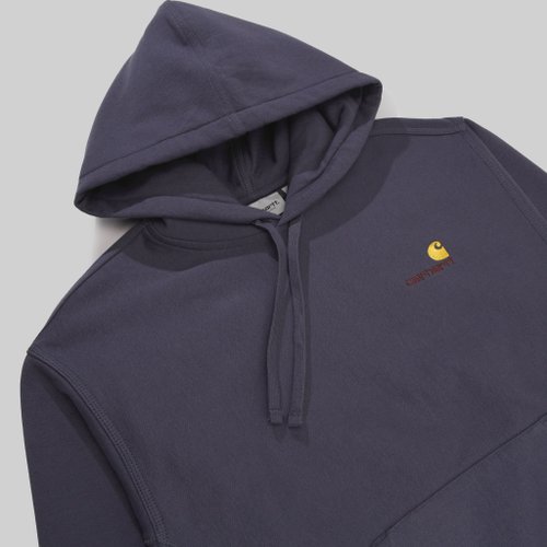 Толстовка мужская Carhartt WIP Hooded American Script артикул:I028279_zeus - купить в магазине Дайс