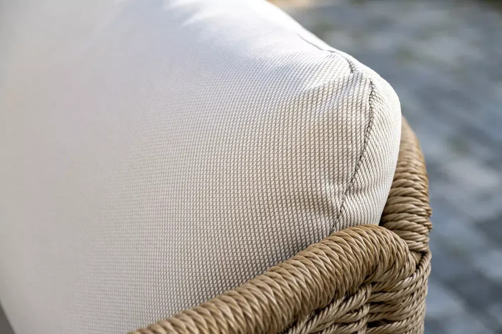 "Аликанте" лаунж-зона из искусственного ротанга, цвет соломенный