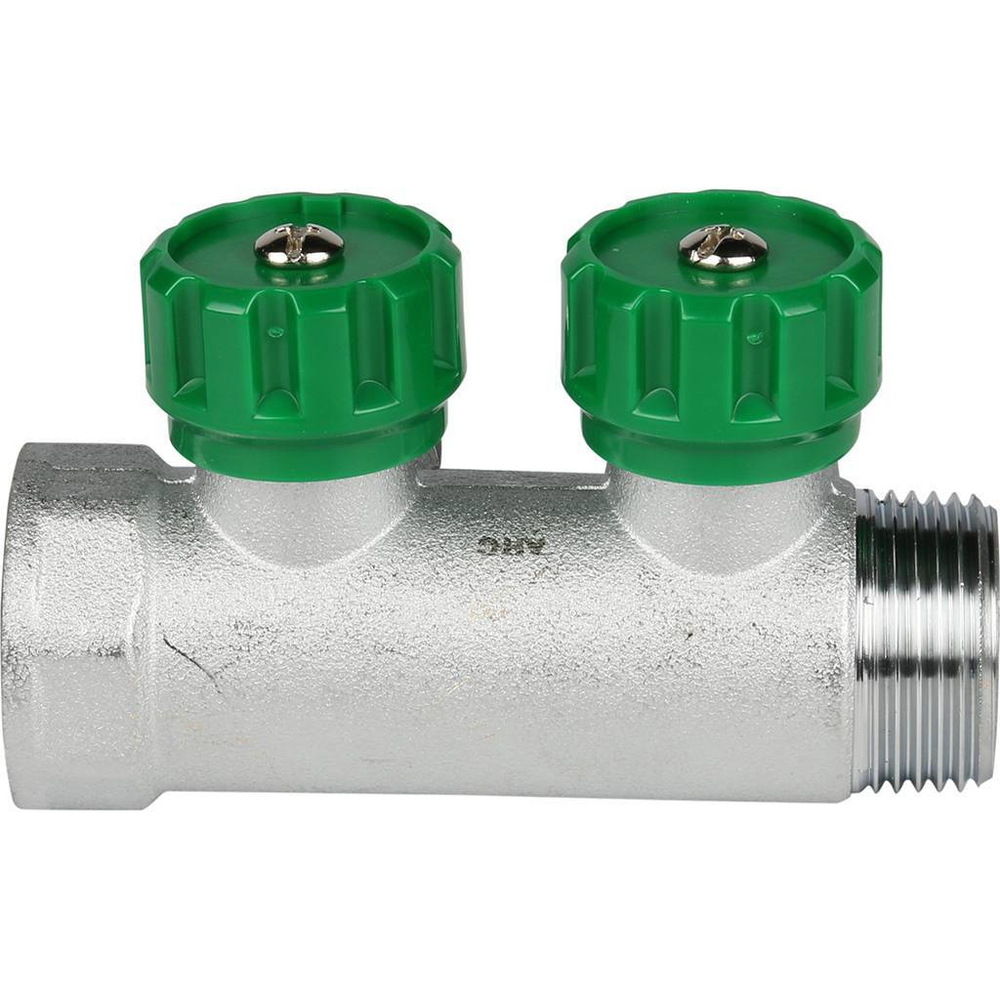 Коллектор FAR  рег. 1" 2 отв. 3/4" для соединений Eurokonus