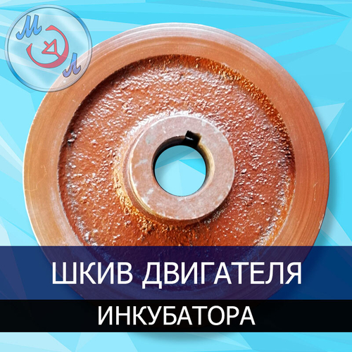 Шкив для двигателя инкубатора ИУП-Ф-45