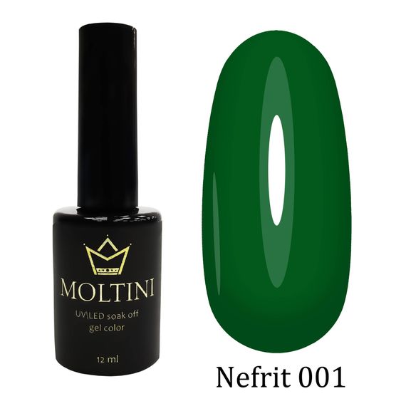 Гель-лак Moltini Nefrit 001, 12 ml