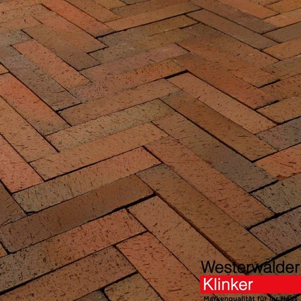 Клинкерная брусчатка Westerwaelder Klinker WK102RB Design Rot braun, 240x52x50 мм