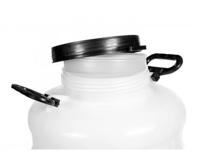 Бочка садовая пищевая 30л. круглая/белая антивсплеск с дополнительным клапаном/ ПНД 0048 Радиан