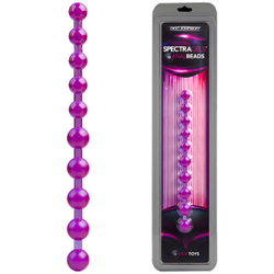 Фиолетовые анальные бусы SPECTRA GELS