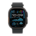 Часы Apple Watch Ultra 2 GPS + Cellular, 49 мм, титан чёрного цвета, ремешок Ocean чёрного цвета (2024)