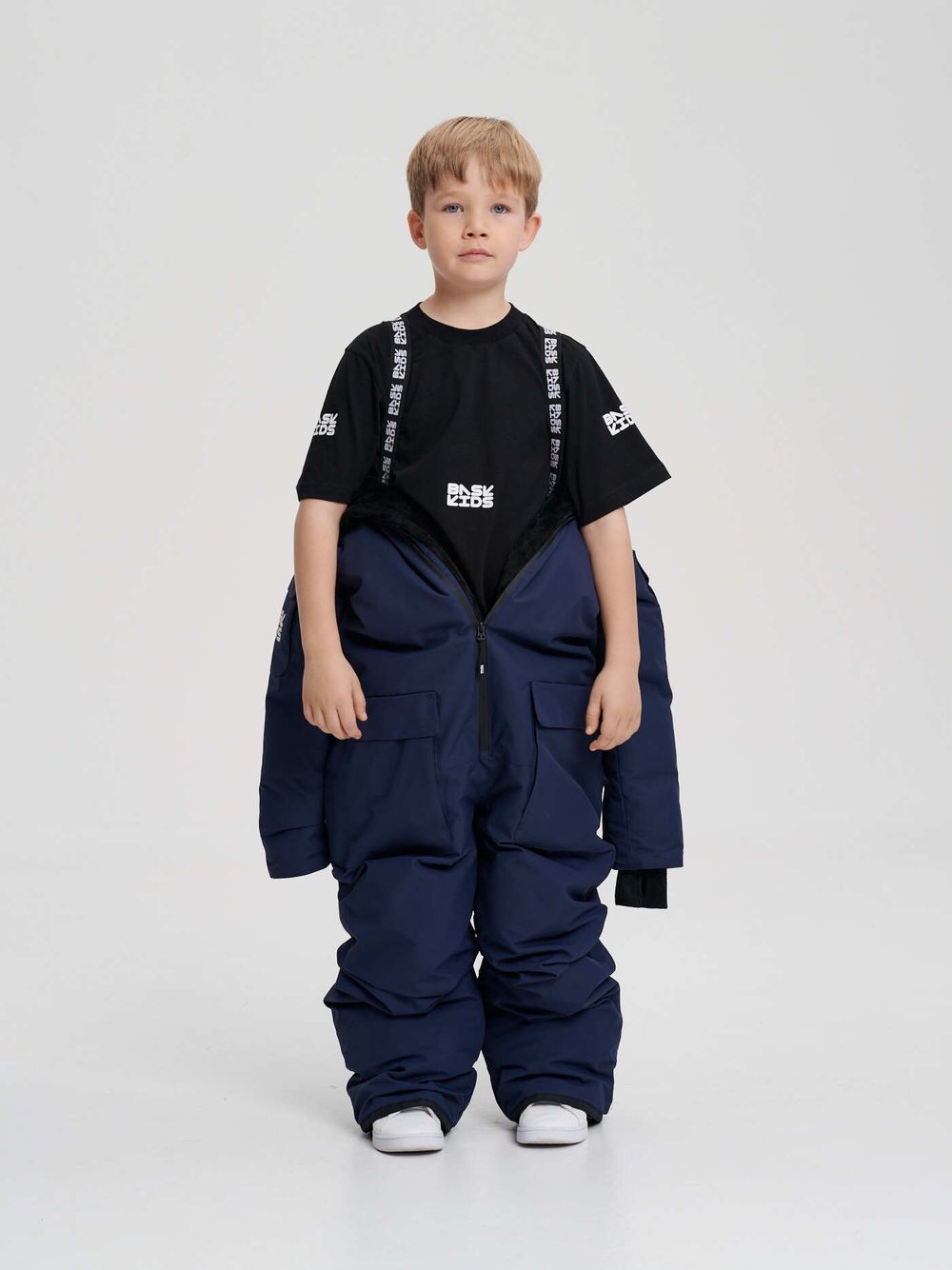 Комбинезон детский пуховый BASK kids YETI синий