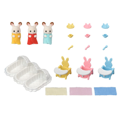 Sylvanian Families - Тройняшки Кроликов с шоколадными ушками 5532