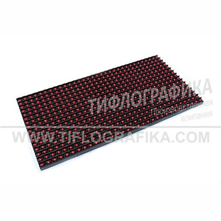 Светодиодный модуль DIP 160х320 мм, красный Р10