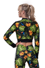 Кофта HIGH-ENERGY CROPPED JACKET 564  JUNGLE GREEN