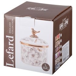 БАНКА ДЛЯ СЫПУЧИХ ПРОДУКТОВ LEFARD, СЕРИЯ IRISES, 12 Х 9СМ / 1,0Л