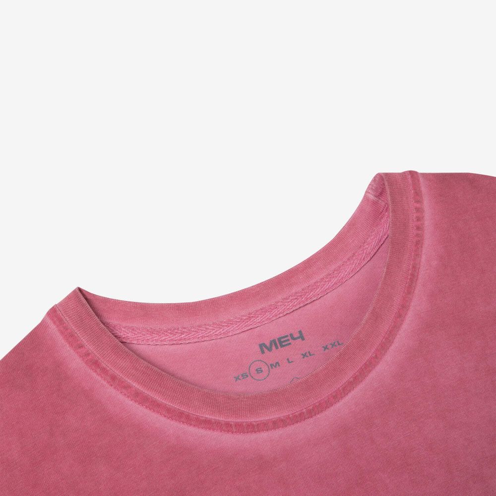 Купить Футболка Меч SS24 Garment Dyed Pink розовая Футболка Меч SS24 Garment Dyed Pink розовая
