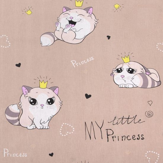 Полуторный комплект детского постельного белья Моя принцесса поплин