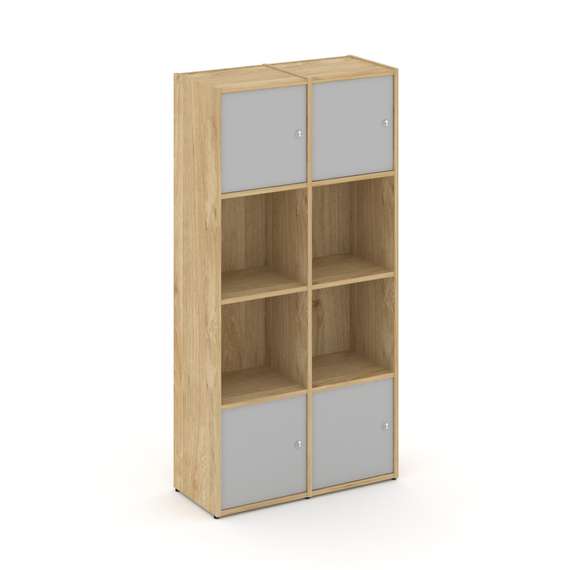 Locker plus Комплект №5 LK.K-005 Тиквуд Светлый/Серый 798*350*1593