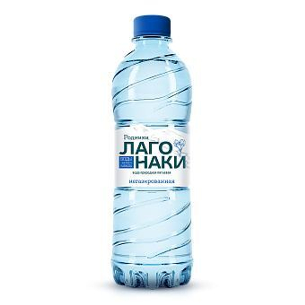 Вода природная питьевая Родники Лаго Наки негаз. 0,5л