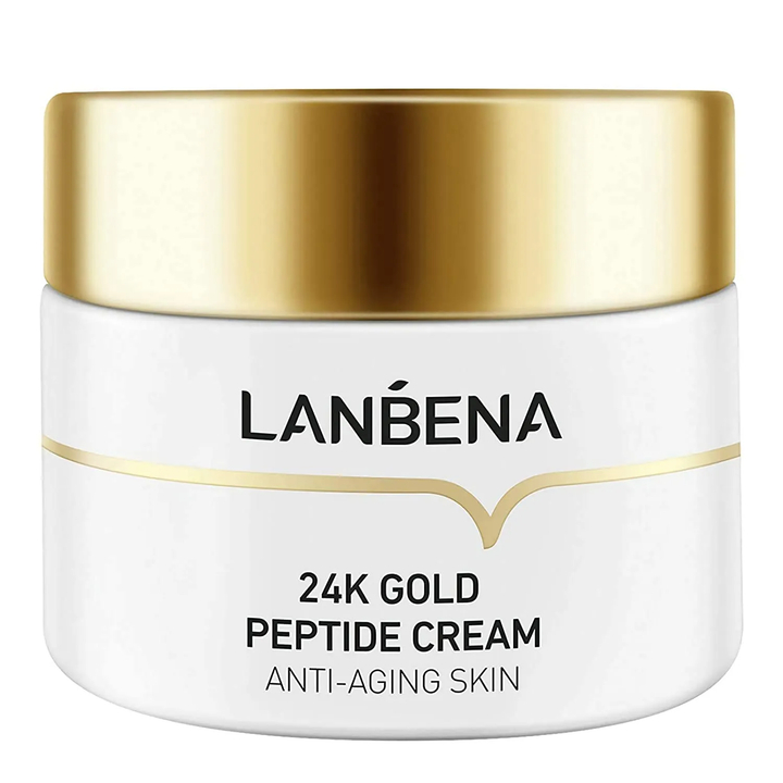 Крем для лица Lanbena 24K Gold Peptide Cream против морщин 50 г