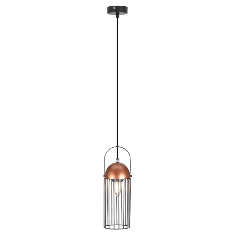 Светильник подвесной (подвес) Rivoli Anemon 5062-201 1 х E27 40 Вт лофт - кантри | Rivoli