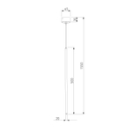 Подвесной светодиодный светильник Flinn 4W 4000К черный 50263 LED