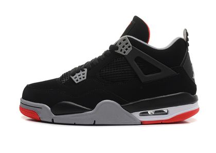 black grey jordan 4