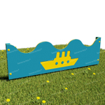 Забор уличный из экопластика 4