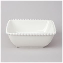 САЛАТНИК КВАДРАТНЫЙ LEFARD "PEARL" 20*7,5 СМ 1200 МЛ (КОР=12ШТ.)