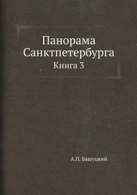 Панорама Санктпетербурга. Книга 3 | А.П. Башуцкий